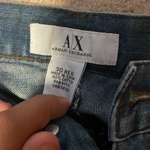These are A/X Armani Exchange not damaged, color is blue